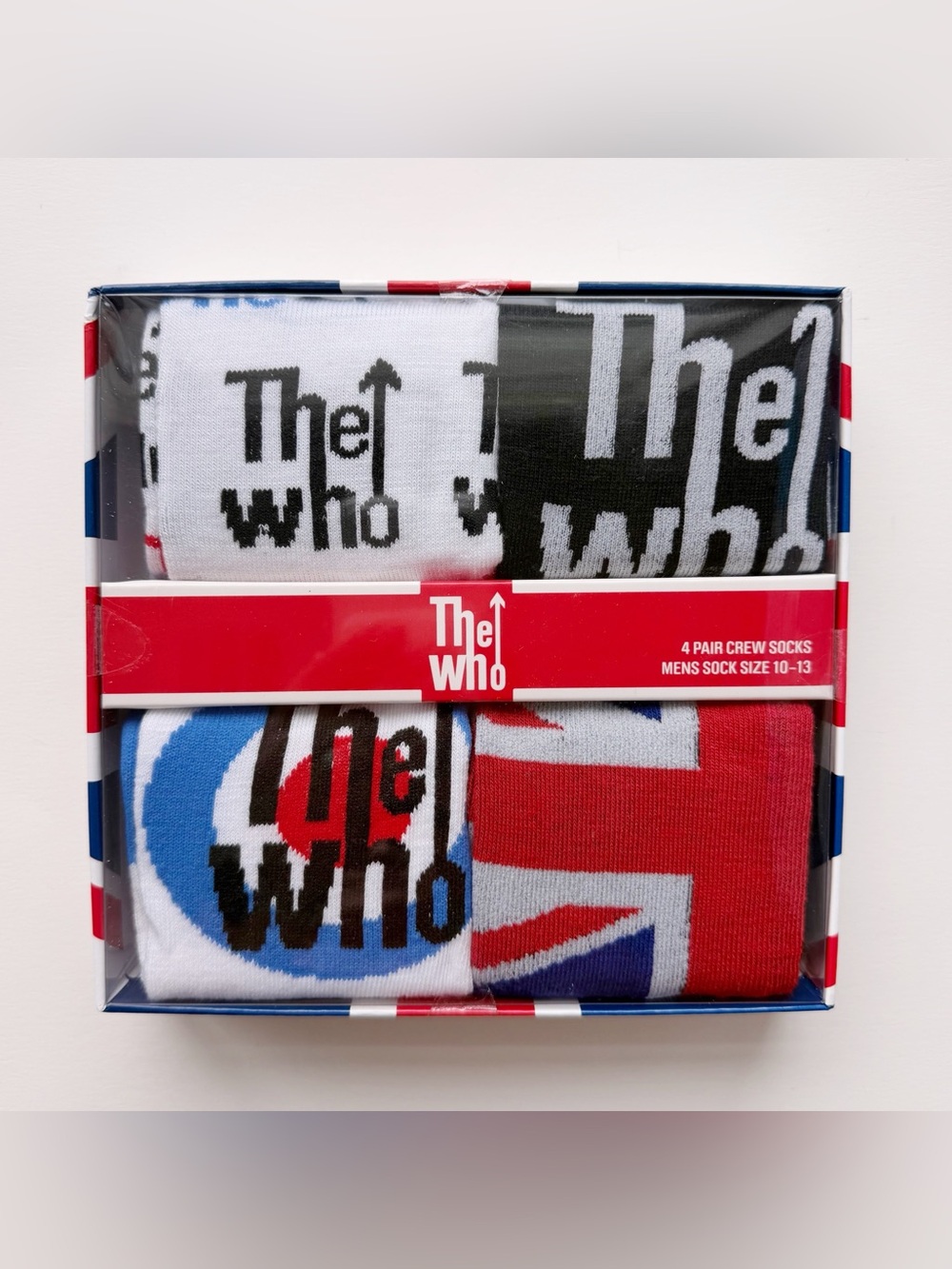 The Who Crew Socks Mens Music Band Gift Set UK
